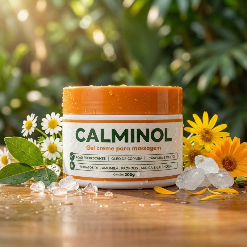 Calminol Gel Creme Massageador  | Relaxamento Muscular Imediato