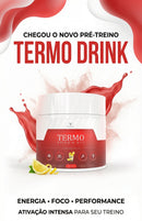 TERMO DRINK  | Energia, Foco e Performance com Cafeína e Taurina