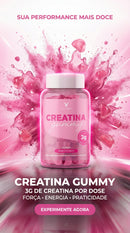 Creatina Gummy | 3g de Creatina por Porção | Mais Força e Performance