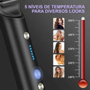 Escova Alisadora Bivolt 5 em 1 Profissional | Alisa, Modela e Controla o Frizz