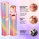 Depilador Facial Feminino 2 em 1 Recarregável USB | Sobrancelha e Buço Sem Dor