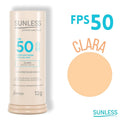 Protetor Solar Facial com Cor FPS 50 Sunless Stick Matte | Base em Bastão e Alta Proteção