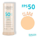 Protetor Solar Facial com Cor FPS 50 Sunless Stick Matte | Base em Bastão e Alta Proteção