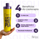 Progressiva Lisoterapia Sem Formol 1L | Redução de Volume e Brilho Intenso