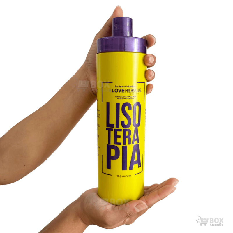 Progressiva Lisoterapia Sem Formol 1L | Redução de Volume e Brilho Intenso
