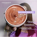 Máscara Reconstrução Bronze Efeito Teia 500g | Recuperação Profunda dos Fios