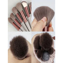 Kit 13 Pincéis de Maquiagem Profissional Kabuki | Contorno, Base, Blush e Sombra