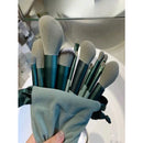 Kit 13 Pincéis de Maquiagem Profissional Kabuki | Contorno, Base, Blush e Sombra