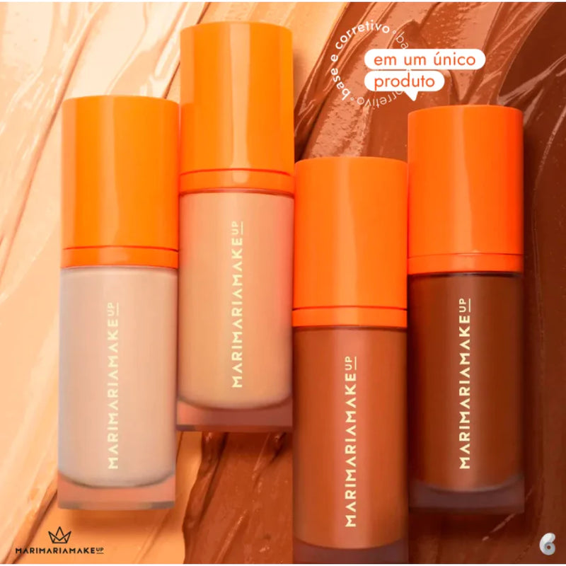 Base e Corretivo Matte Velvet Skin Mari Maria | Alta Cobertura Matte
