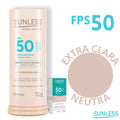 Protetor Solar Facial com Cor FPS 50 Sunless Stick Matte | Base em Bastão e Alta Proteção