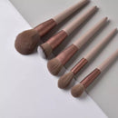 Kit 13 Pincéis de Maquiagem Profissional Kabuki | Contorno, Base, Blush e Sombra