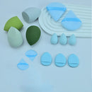 Kit 14 Esponjas de Maquiagem Soft Blend Profissional | Uso Seco e Molhado