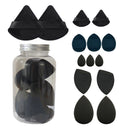 Kit 14 Esponjas de Maquiagem Soft Blend Profissional | Uso Seco e Molhado